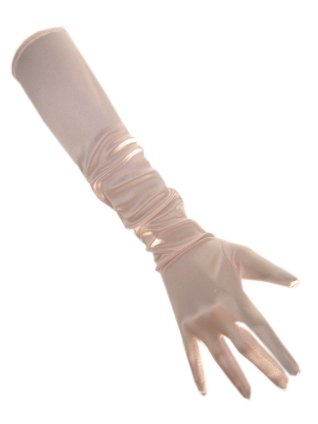 Handschoenen satijn roze mt. 48 cm-0