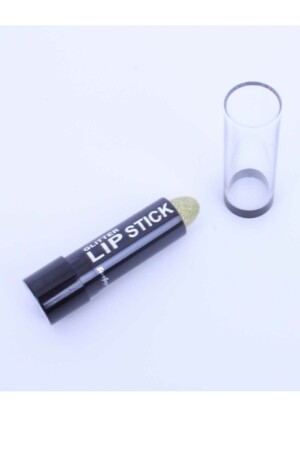 Sparkling glitter lipstick gold-0