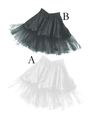 Petticoat zwart 55 cm-0