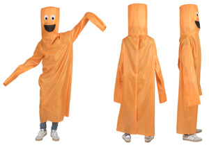 Blower pak kostuum oranje-0