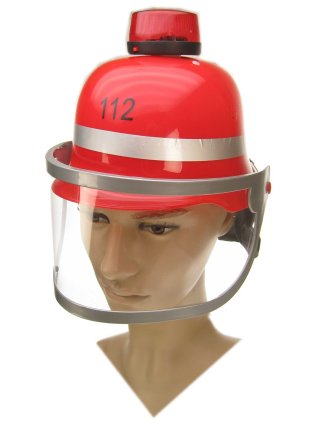 Brandweerhelm met licht-0