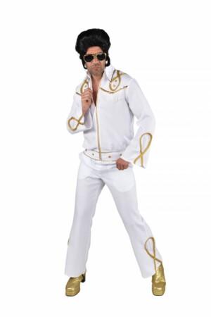 Elvis wit/goud-0