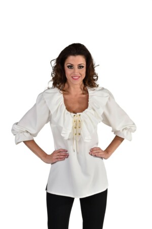 Blouse luxe creme