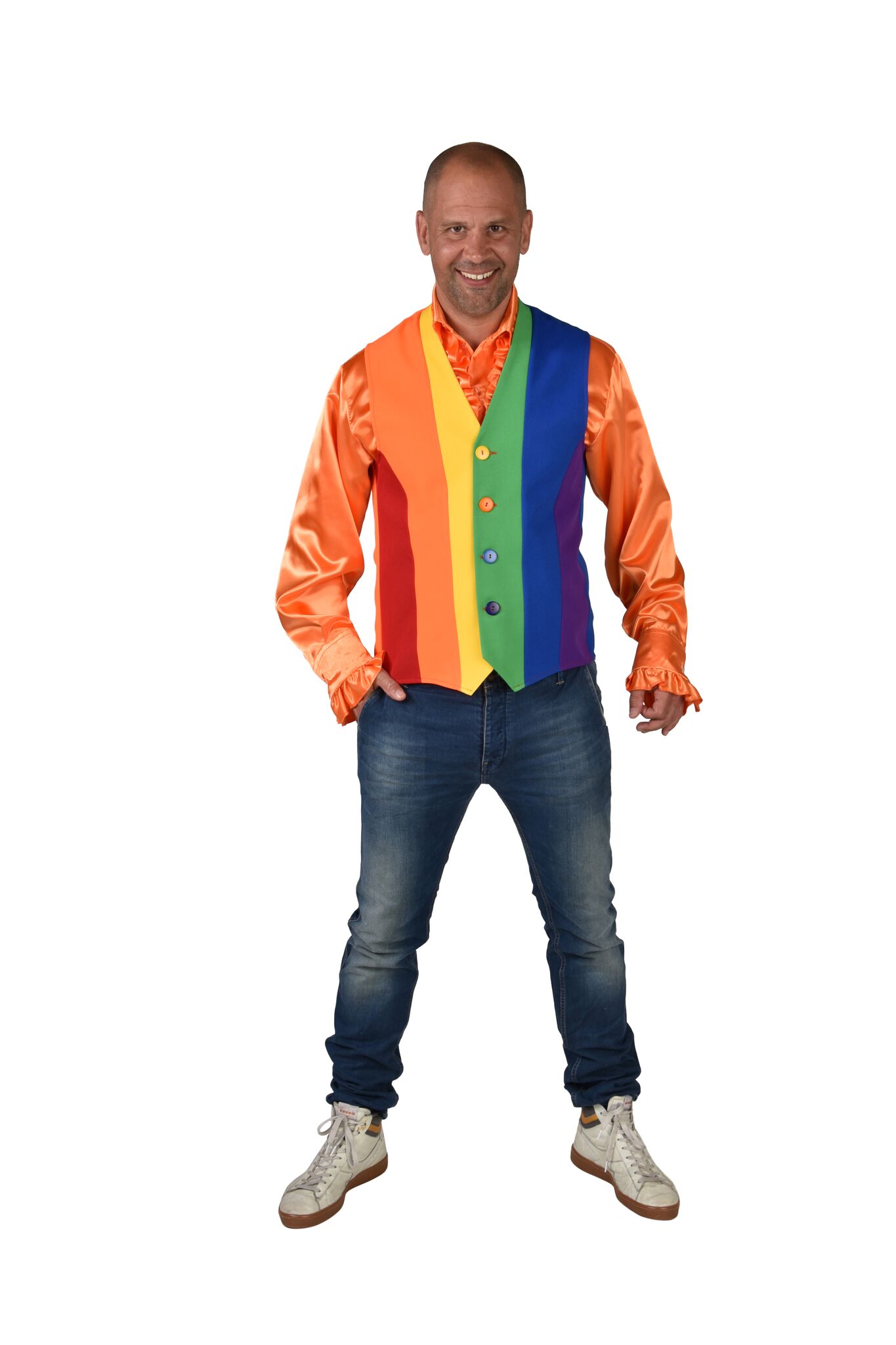 Rainbow vest