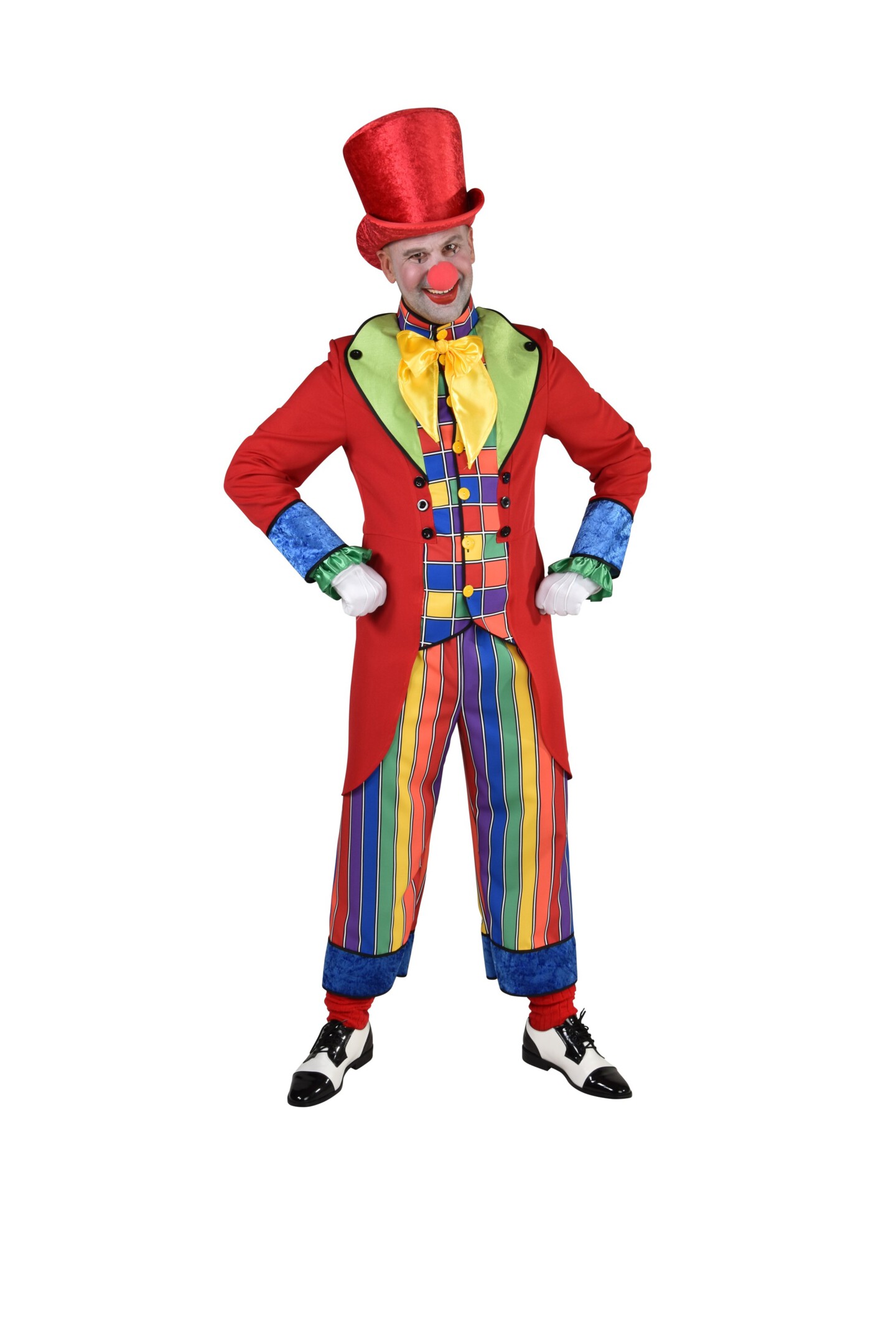 Clown streep/blok 1