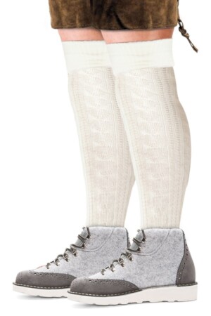 Tiroler sokken wit