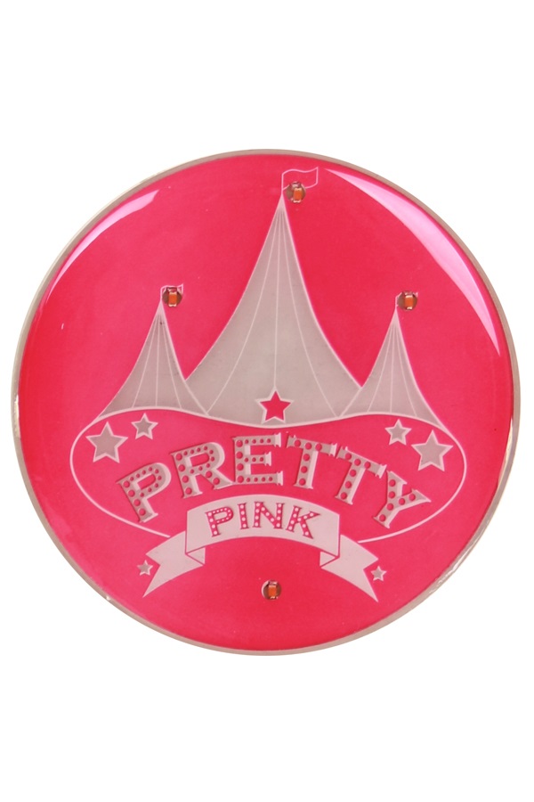 Button met lampjes Pretty Pink Circus 1