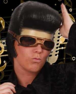 Schedel Elvis met bril