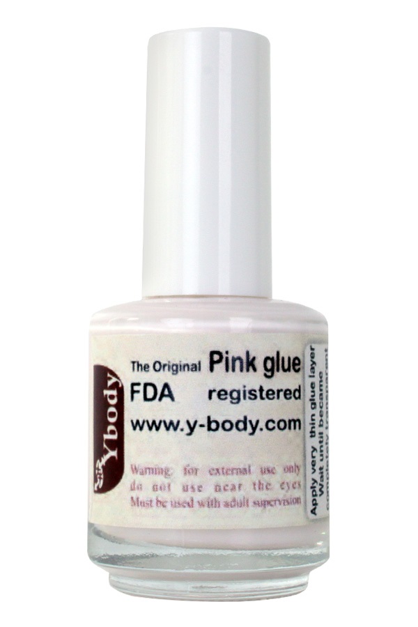 Pink Glue glittertatoo lijm 15 ml Ybody 1