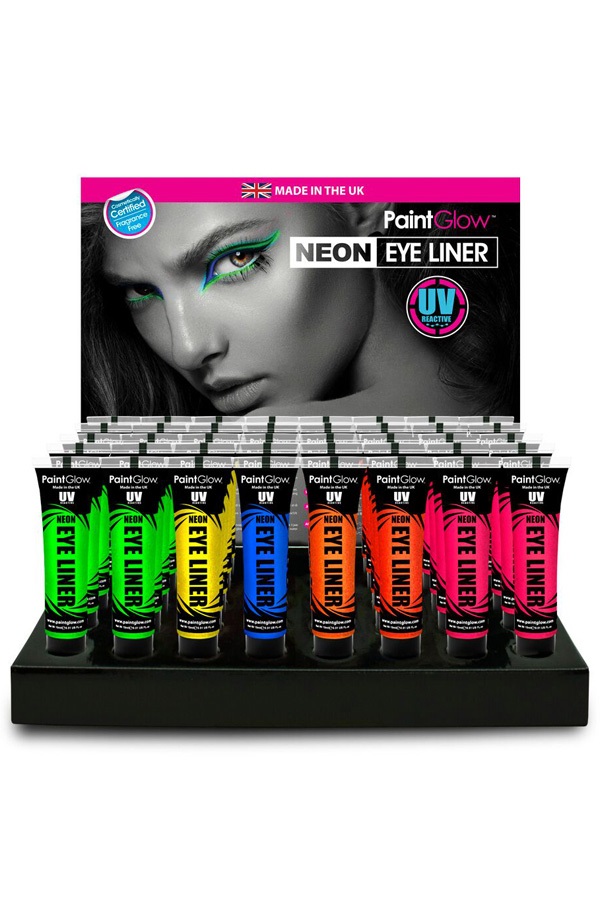 Eyeliner neon UV display assorti kleuren 1