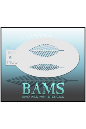 Bad Ass BAM stencil 1409