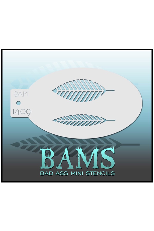 Bad Ass BAM stencil 1409 1