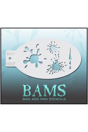 Bad Ass BAM stencil 1017