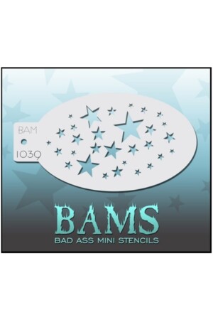 Bad Ass BAM stencil 1039