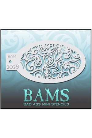 Bad Ass BAM stencil 2028