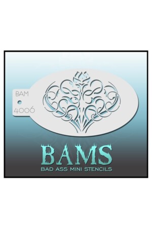 Bad Ass BAM stencil 4006
