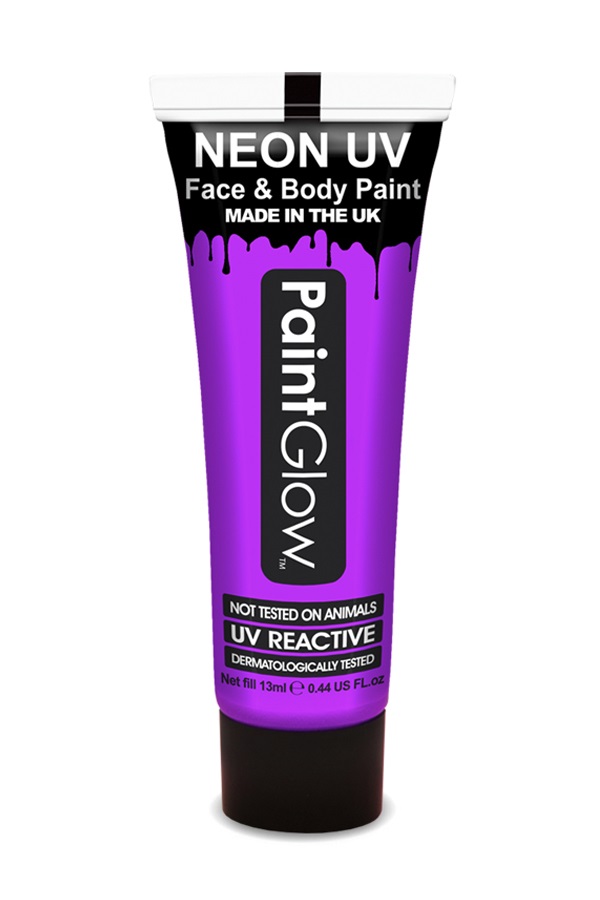 Face & body 10 ml neon UV paars 1