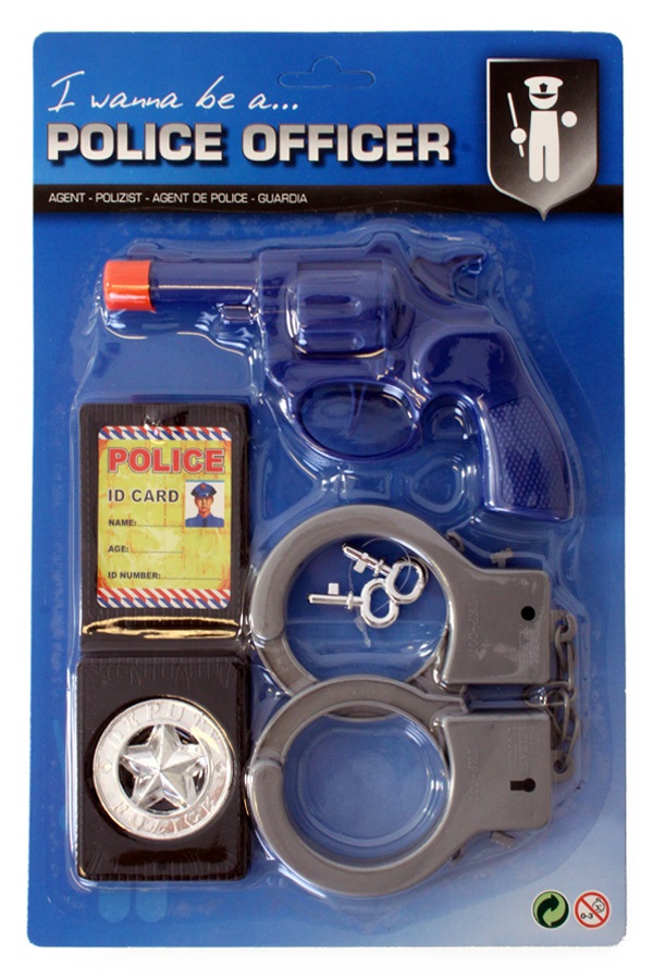 Politie set mini 3-delig