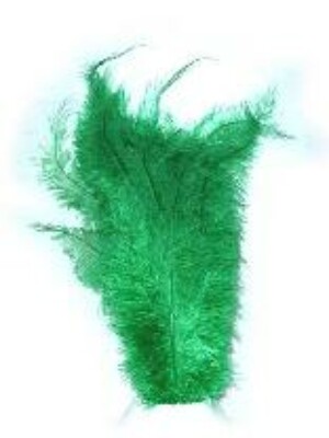 Floss veren groen (Piet veren) ± 30cm