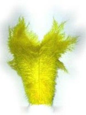 Floss veren geel (Piet veren) ± 30cm