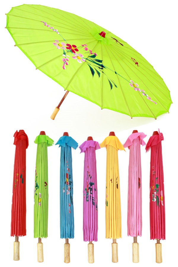 Chinese paraplu met opdruk 90 cm
