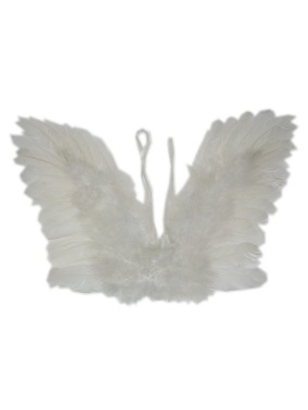 Engelen vleugels wit veren 1