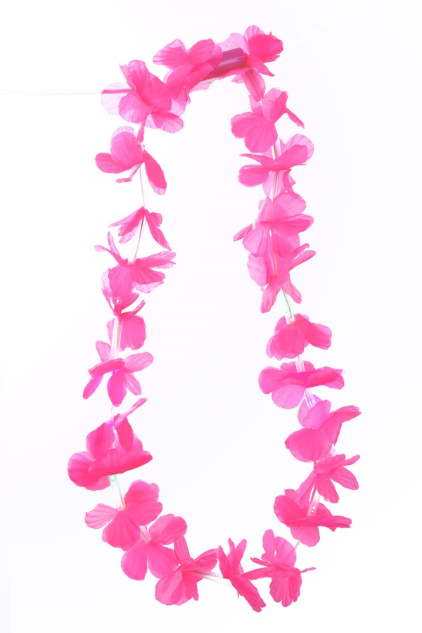 Hawaii slinger roze met licht 1