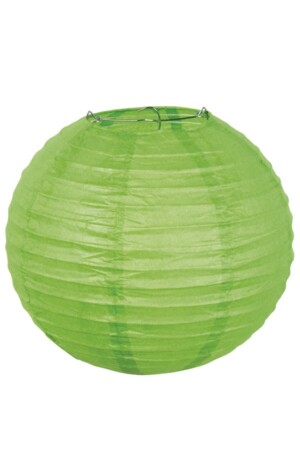 Lampion groen 25 cm.