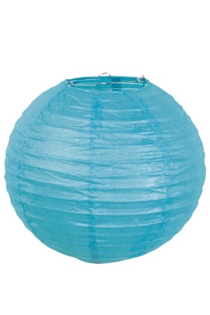 Lampion turquoise 25 cm.