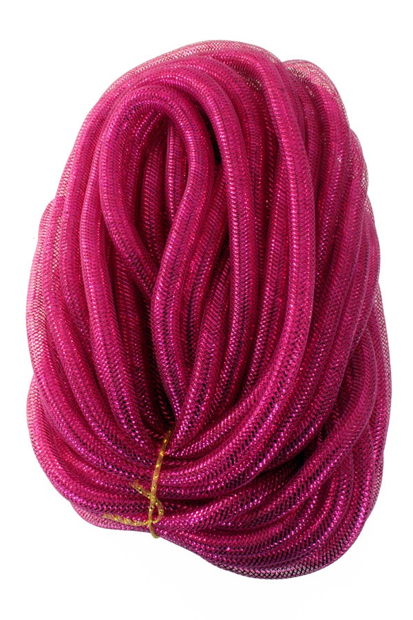 Decoratie tube  pink Ø16 mm per 2,5 meter in zakje 1