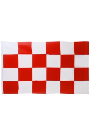 Vlag rood/wit 150 x 90 cm.