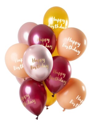 Fltx 12In/30cm Happy Birthday /12